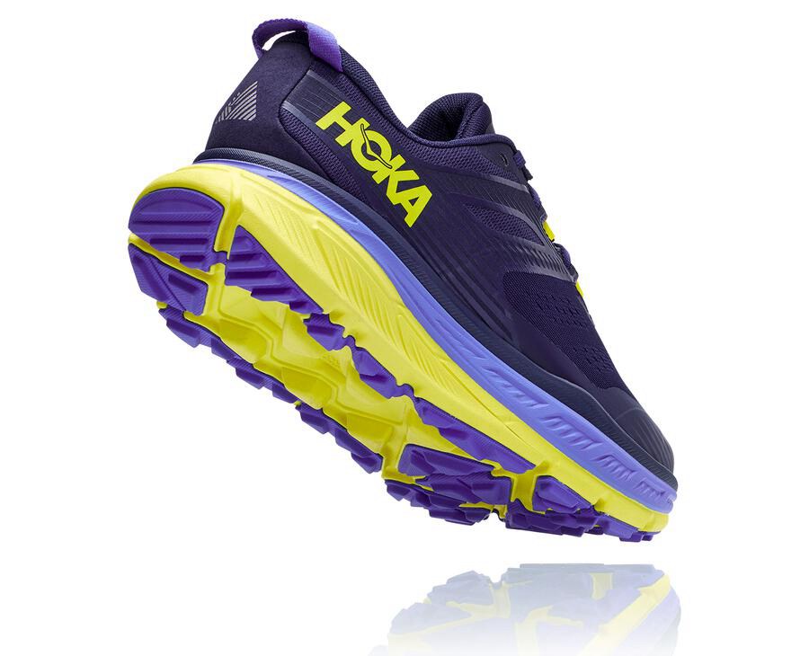 Zapatillas Trail Hoka One One Hombre - Stinson Atr 6 - Azules/Verde - JFZ249786